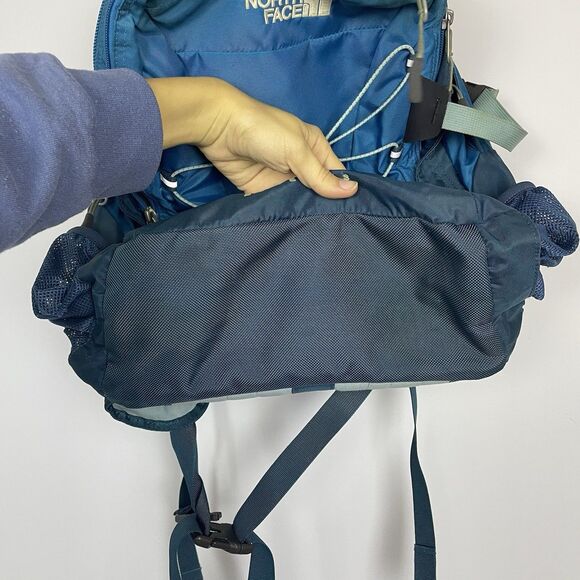 North Face Borealis Laptop Storage Bungee Cord Backpack Turquoise Blue Comfort - Picture 8 of 16